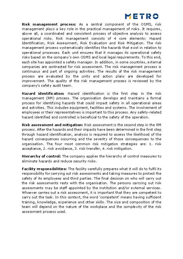 OHS Risk Management Process 403-2a