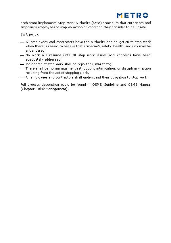 OHS Stop Work Authority 403-2c