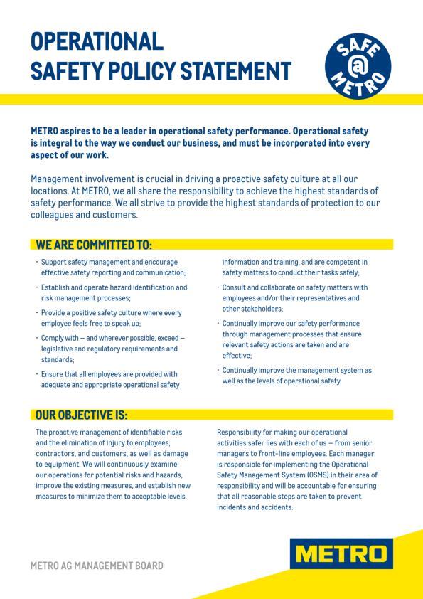 Policy Operational Safety